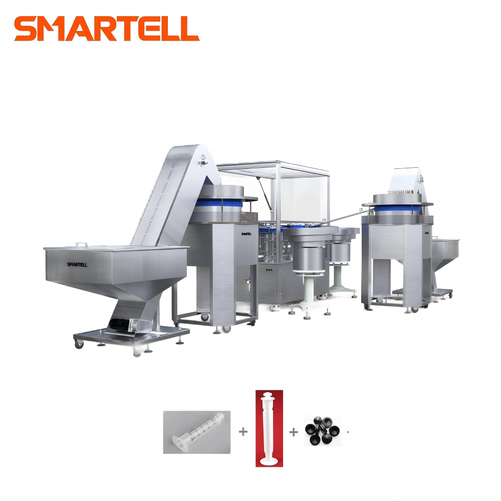 Medical Industry Disposable 3-part Syringe Automatic Assembling Machine
