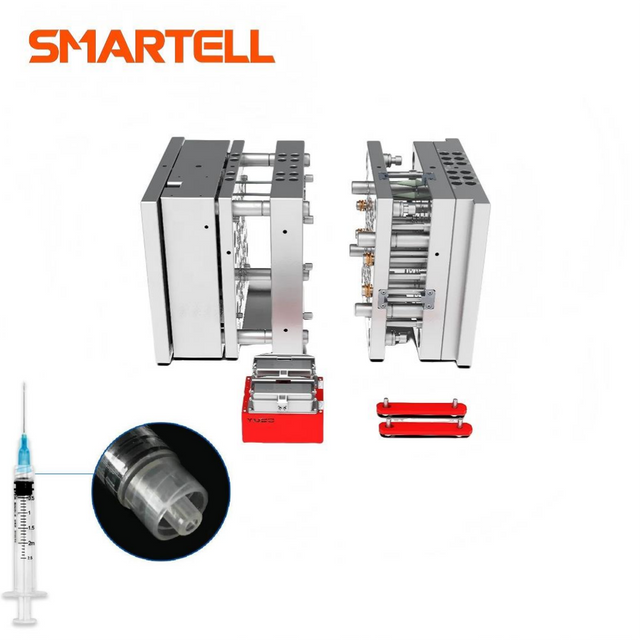 SMARTELL Medical Disposable Luer Lock Syringe Mold Made in Jiangsu