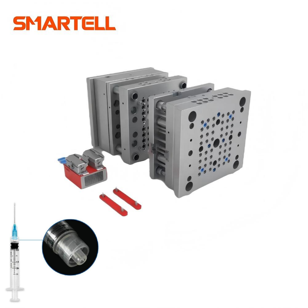 SMARTELL Medical Disposable Luer Lock Syringe Mold Made in Jiangsu