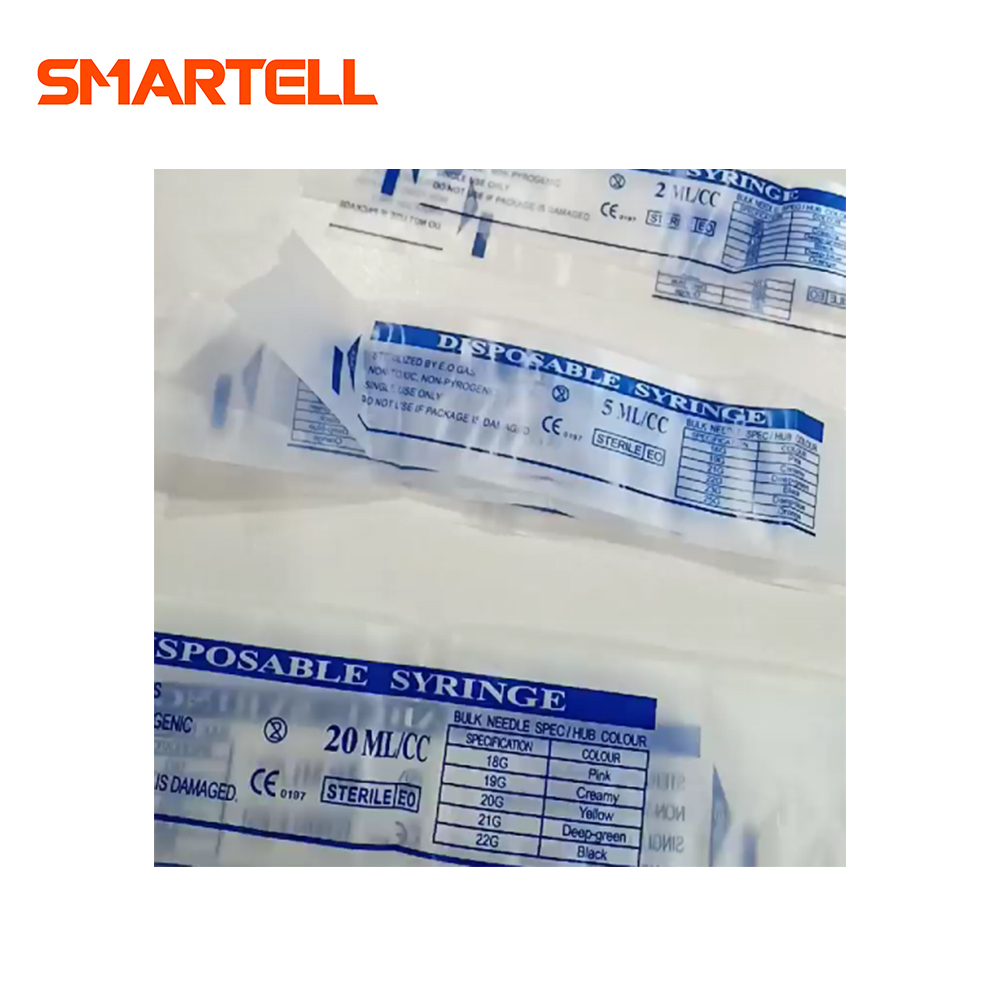 Syringe With Needle Attached Automatic Filling Packaging And Sealing Machine for PE Bags