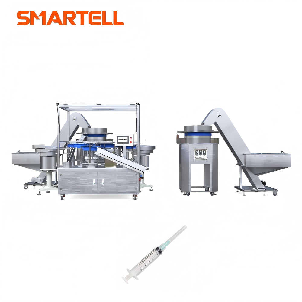 Disposable 3-Part Syringe Automatic High Speed Machine Assembly Line