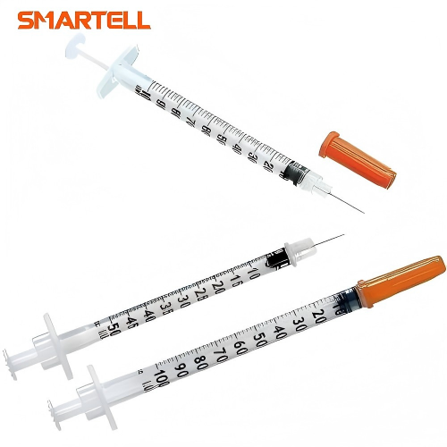 Automatic Double Orange Cover 1ml Insulin Syringe Assembly Machine Line