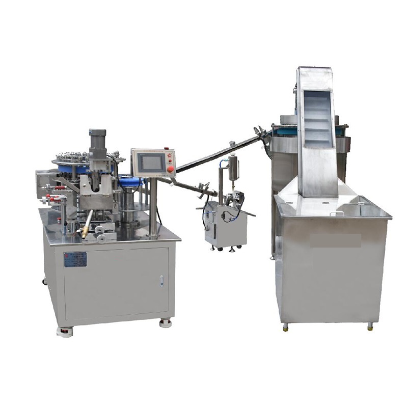 protective cover adding syringe barrel pad printing machine