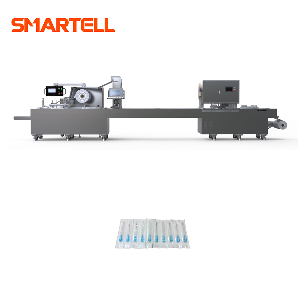 Medical Industry High-Efficiency Automatic Infusion Set and Syringe Blister Packaging Machine