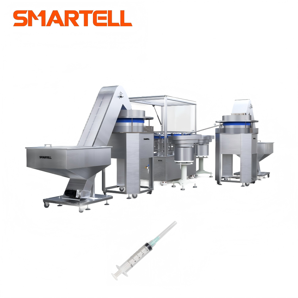 Disposable 3-Part Syringe Automatic High Speed Machine Assembly Line