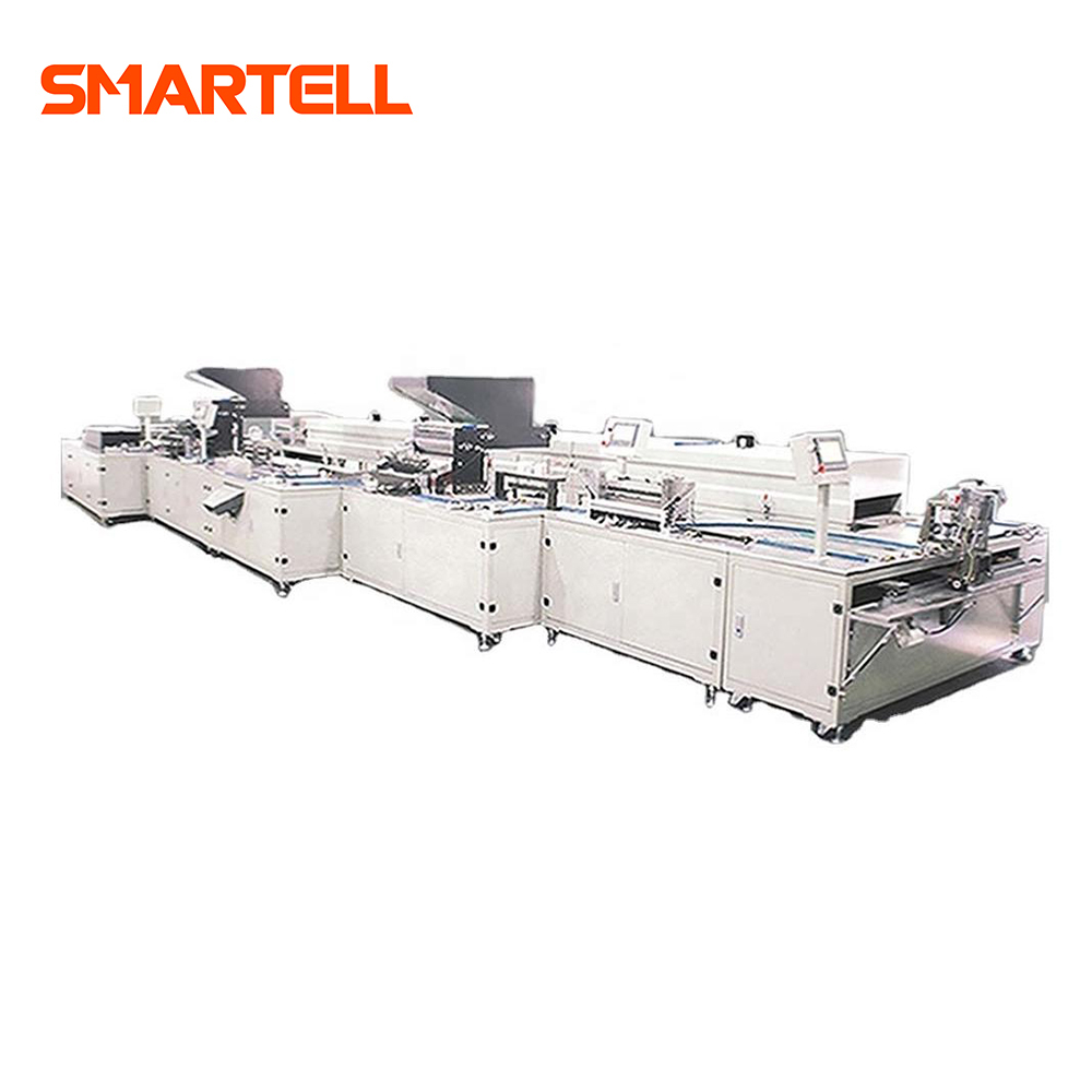 SMT-3104 Stable Effective 300ml/min Cap+Hub+Tube Needle Assembly Machine