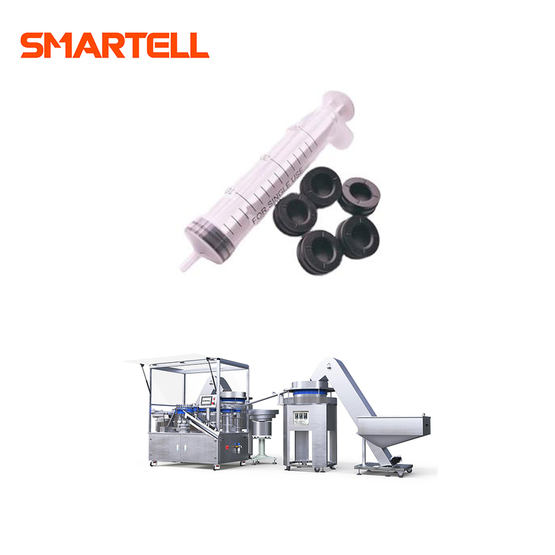 SMT-3305 Syringe Parts Assembled Stainless White Materials Syringe Assembly Machine