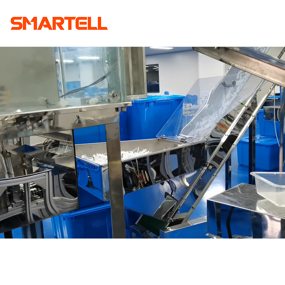 Syringe With Needle Attached Automatic Filling Packaging And Sealing Machine for PE Bags