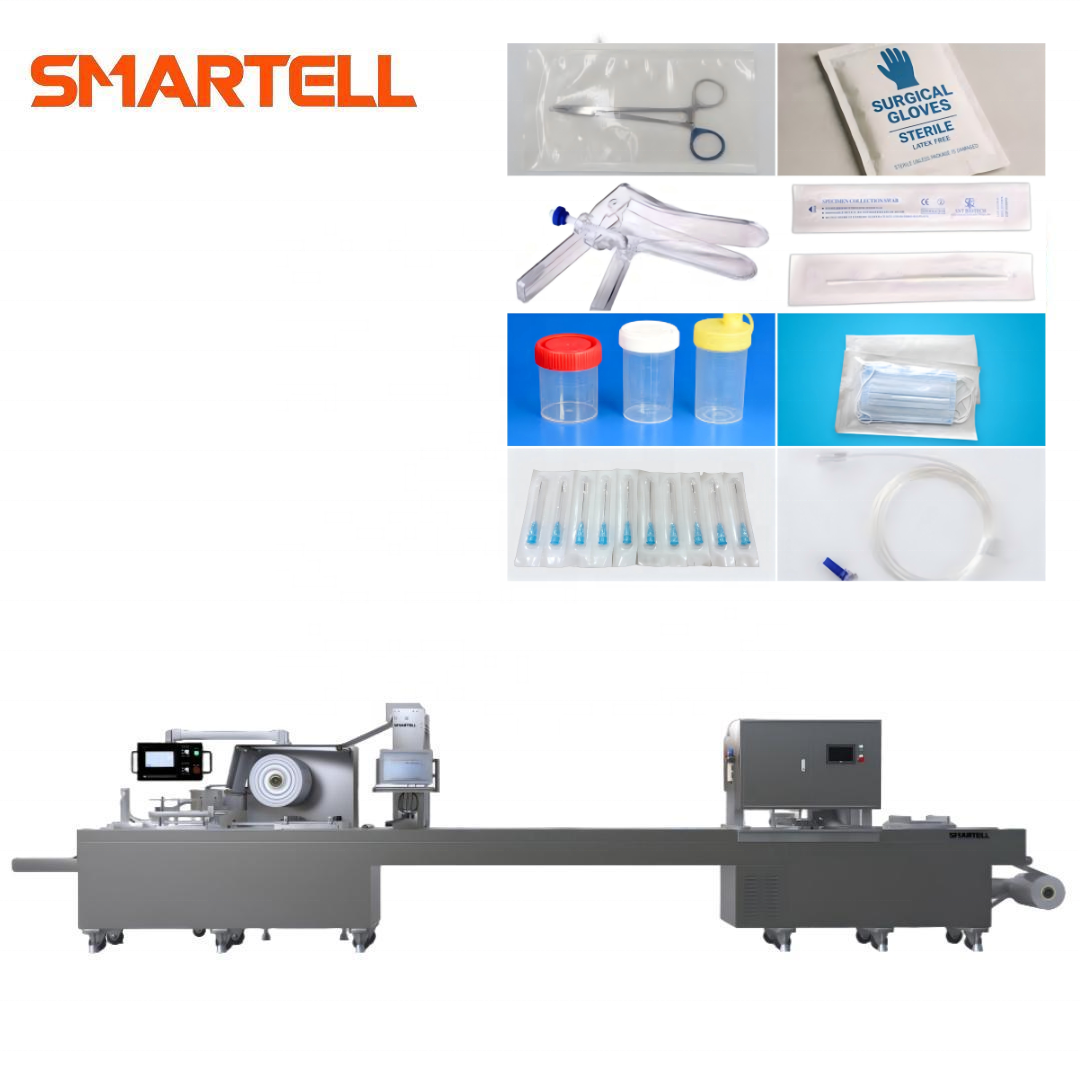 SMT-4420 Syringe And Other Medical Product Packaging Soft Blister Machine