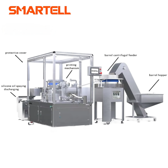 High-Efficiency Disposable Syringe Barrel Rotary Printing Machine for Medical Industry