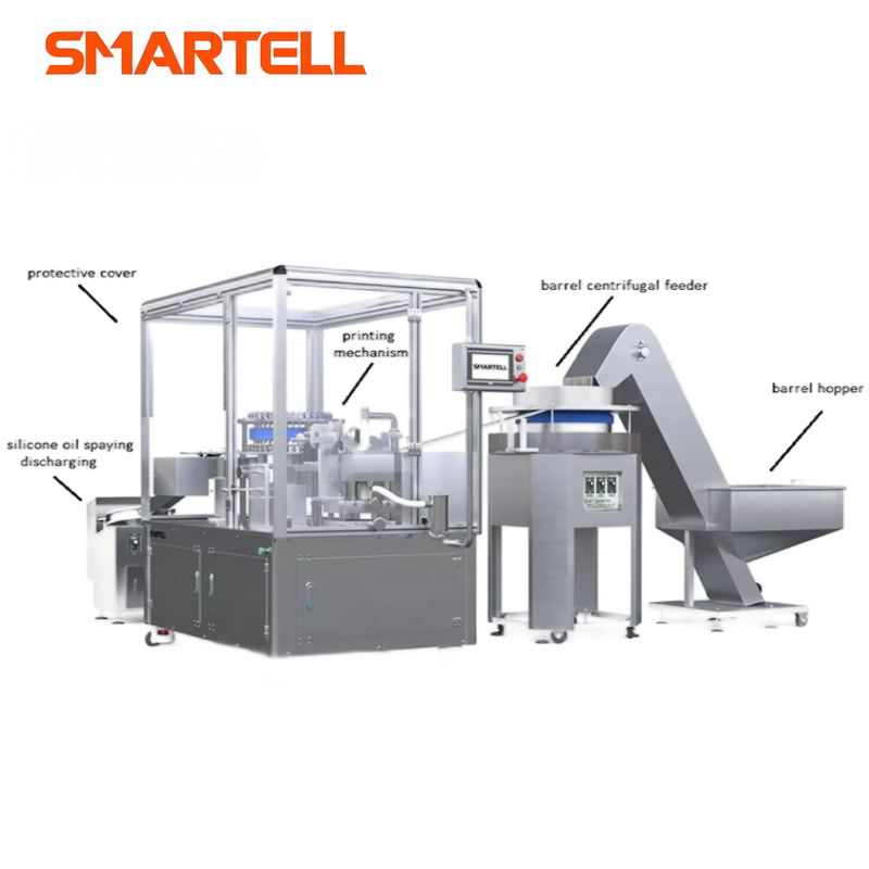 High-Efficiency Disposable Syringe Barrel Rotary Printing Machine for Medical Industry