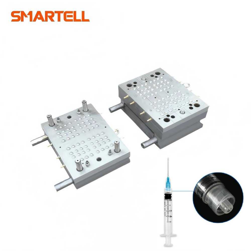 SMARTELL Medical Disposable Luer Lock Syringe Mold Made in Jiangsu