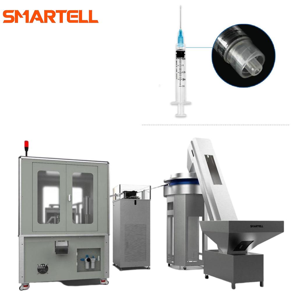SMARTELL Medical-Grade Luer Lock Disposable Syringe Production Line PLC-Controlled 1-Year Warranty