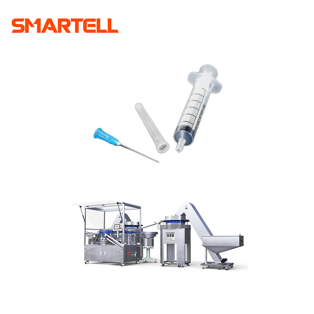 SMT-3305 Hypodermic Syringe Needle Assembly Machine Dimension 4900x2700x2400 Mm New