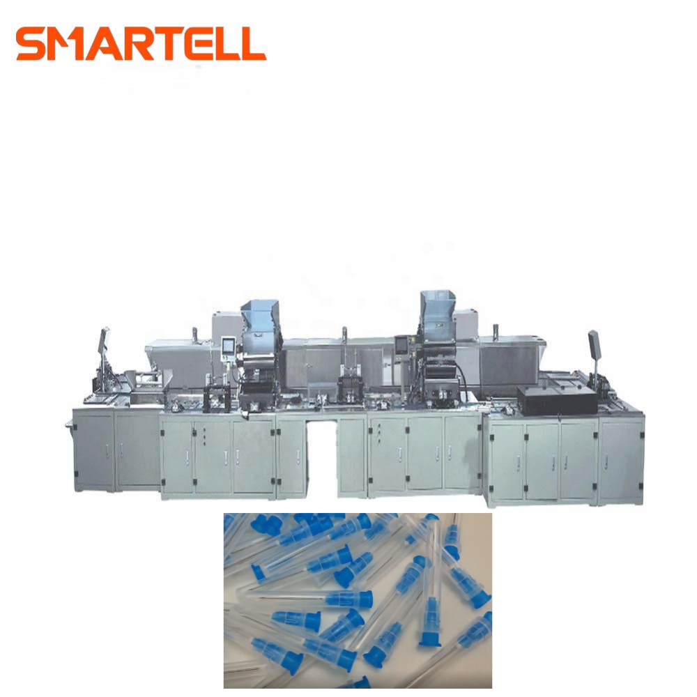 Medical Industry Use PLC Controlled Hypodermic Syringe Needle Making Assembly Machine with Gear Pump Components 1 Year Warranty
