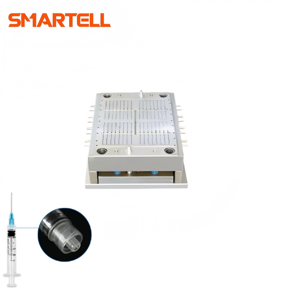 SMARTELL Medical Disposable Luer Lock Syringe Mold Made in Jiangsu