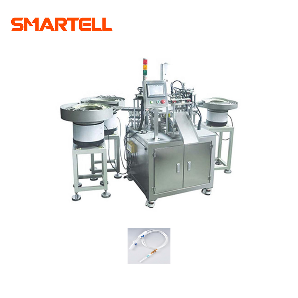 IV Infusion Plastic Set Latex Tube Connector Assembly Machine