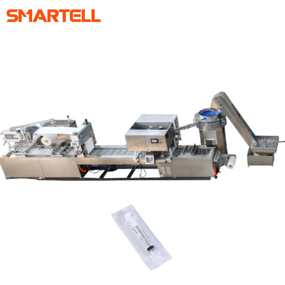 SMT-4420 Syringe And Other Medical Product Packaging Soft Blister Machine