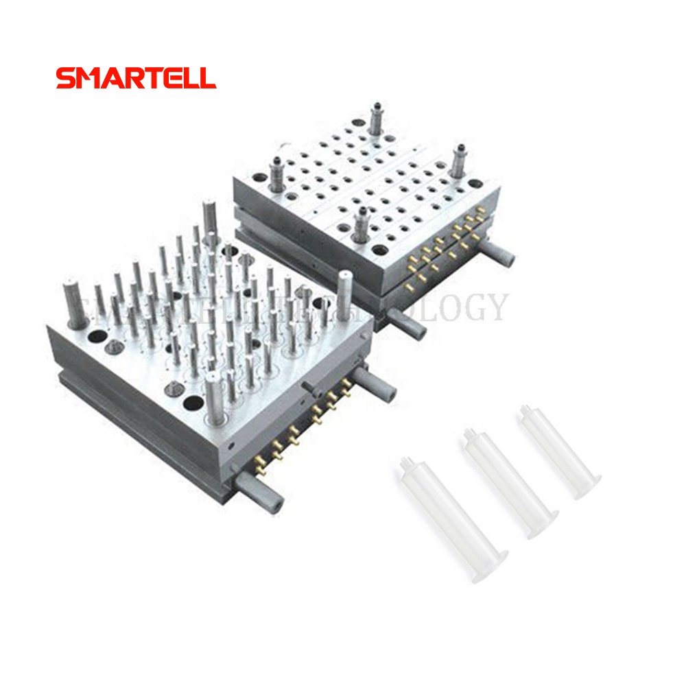 16 Cavities Medical Mold for 1ml Luer Slip Syringe Barrel