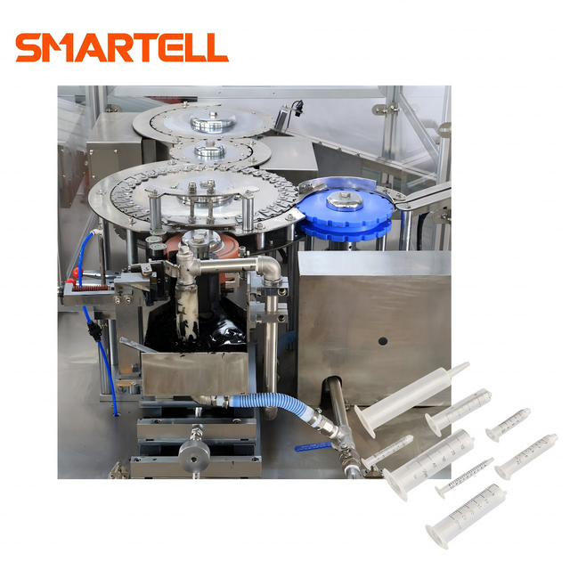 PLC Control Automatic High Speed Syringe Barrel Printer Medical Plastic Cylinder Printing Machine