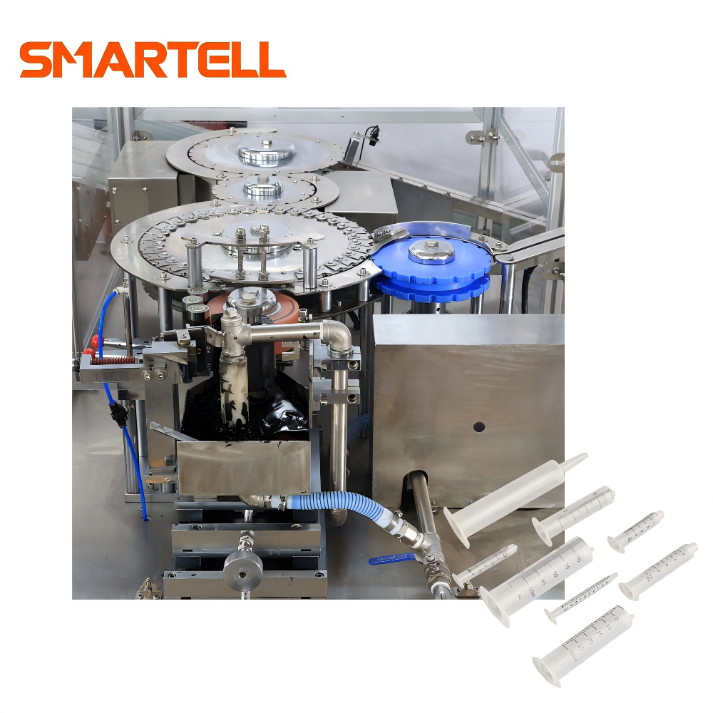 PLC Control Automatic High Speed Syringe Barrel Printer Medical Plastic Cylinder Printing Machine