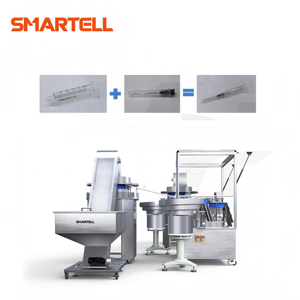 3-Part Barrel Plunger Gasket Hypodemic Needle Syringe Assembly Machine