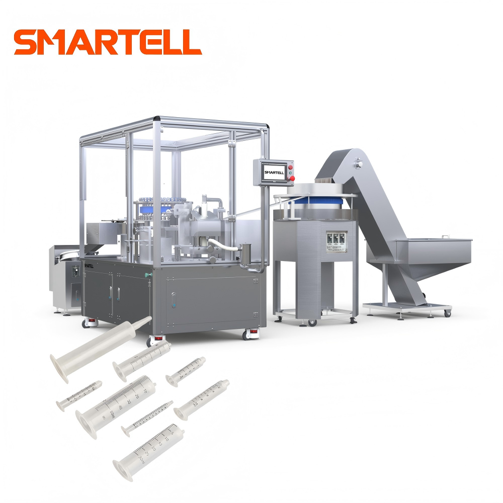 SMARTELL Automatic Syringe Barrel Scale Transfer Pad Printing Machine for Syringe Production Line