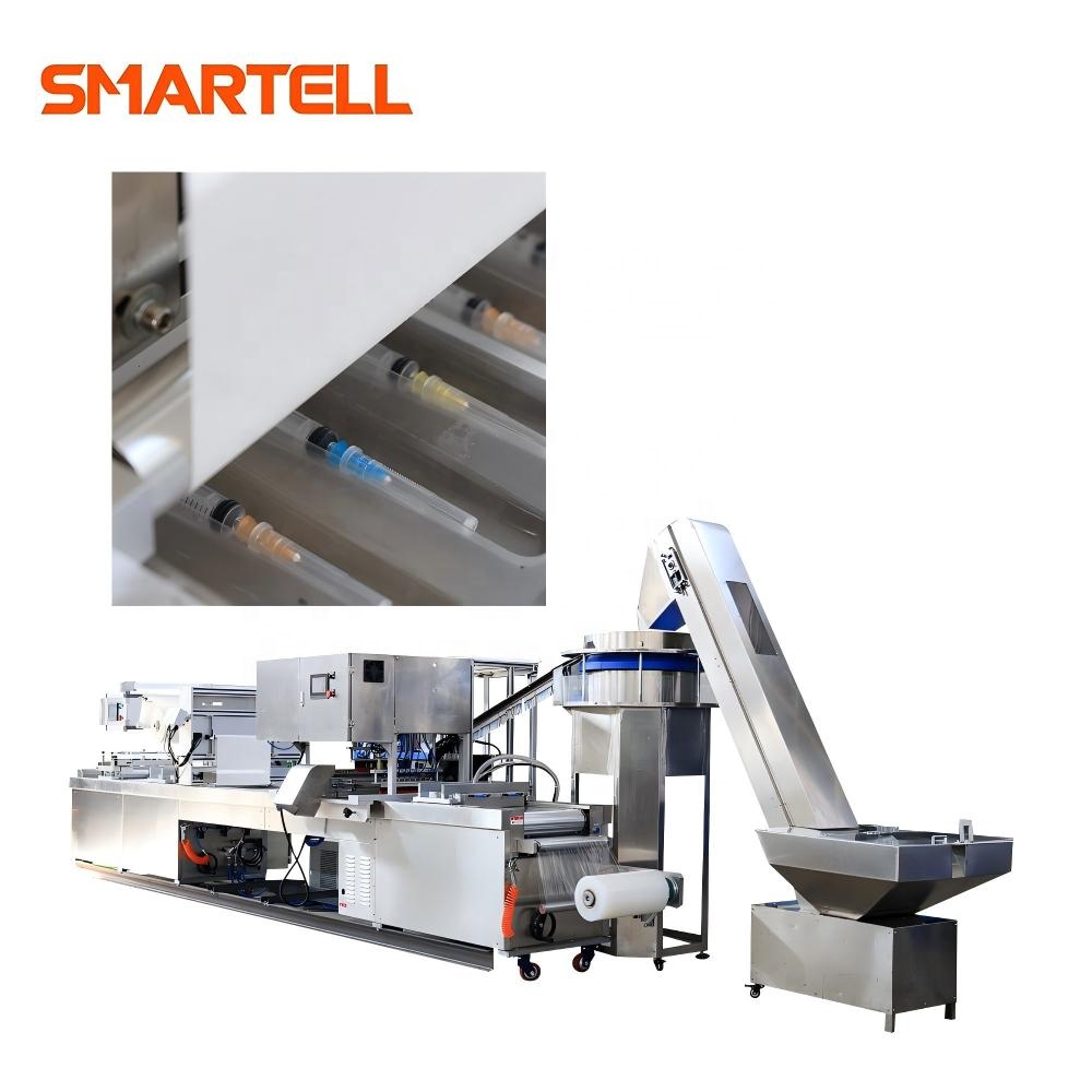 SMARTELL High Productivity Soft Blister Packing Machine for Vaccine & Disposable Syringe, Fully‑Automatic