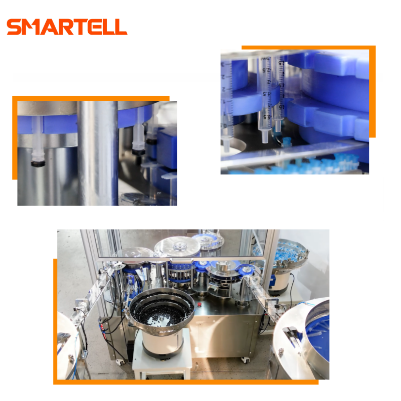 Automatic Syringe Assembly Machine Disposable Syringe Production Line for Medical Factory