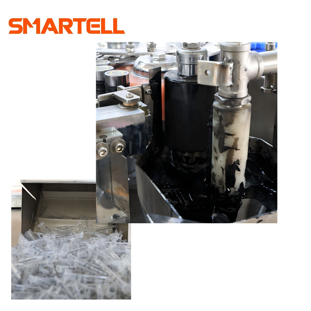 Ink Cup Pad Printing Machine Disposable Syringe Production Injection Barrel Rotary Printer