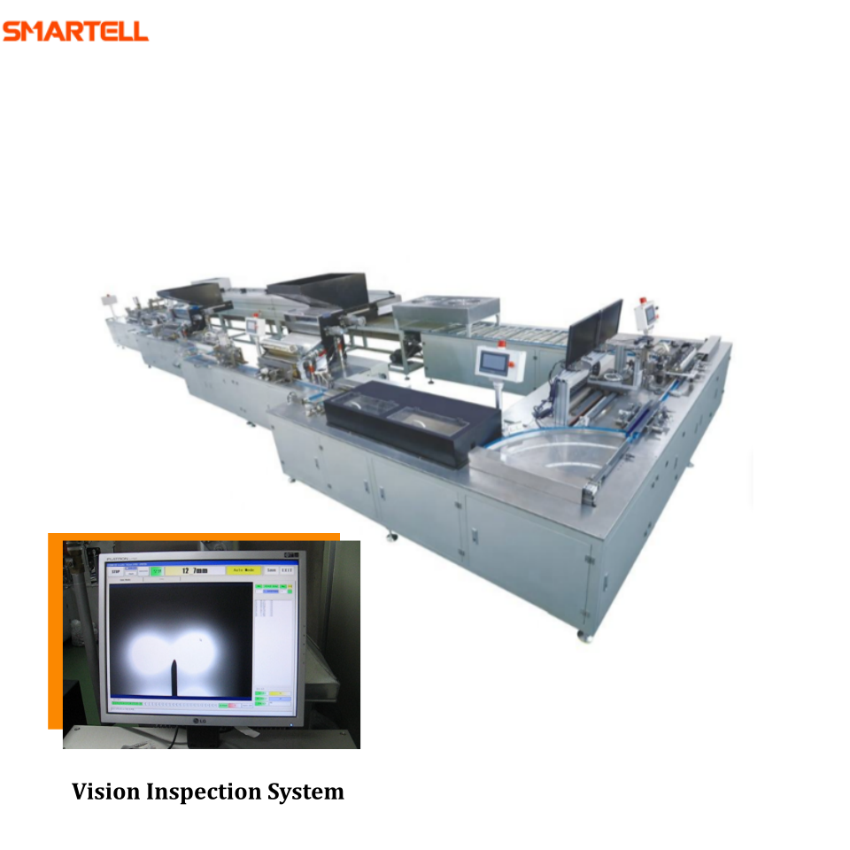 Automatic Injection Syringe Needle Assembly Machine with Auto Loading System Disposable Hypodermic Needle Assembling