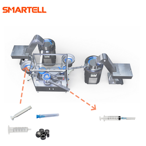 Automatic Syringe Assembly Machine Disposable Syringe Production Line for Medical Factory
