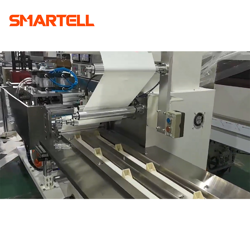 SMT-4140 Fully Automatic Surgical Latex Gloves Paper Bag Sealing Glove Outer Bag Packaging Machine